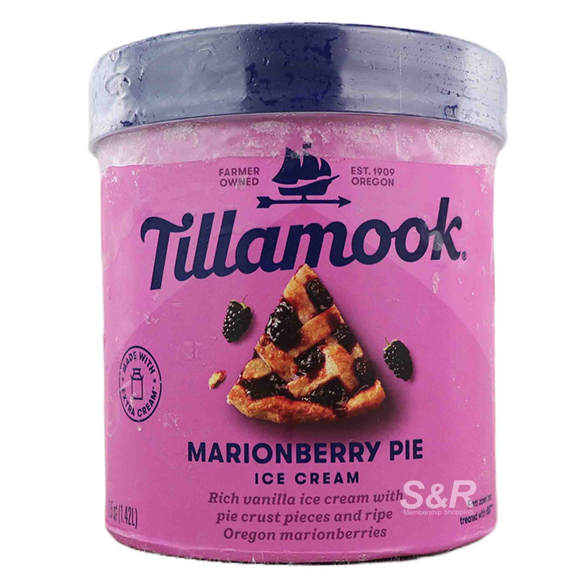 Tillamook Marionberry Pie Ice Cream 1.42L Tillamook Marionberry Pie Ice Cream 1.42L